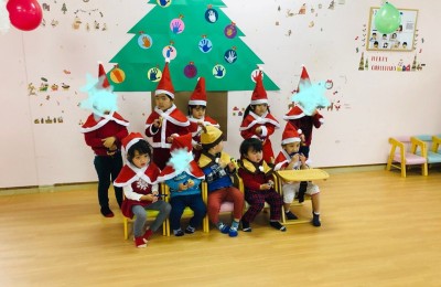 保護中: クリスマス会part2 名古屋市 あおいとり療育園